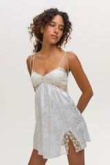 Baby's Breath Slip Dress ~ Baby Blue - Shake Your Bon Bon