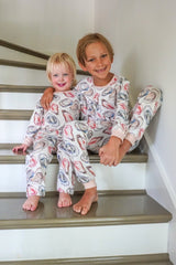 Bamboo 2 Piece Pajama Set ~ Oyster - Shake Your Bon Bon