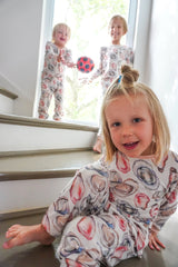 Bamboo 2 Piece Pajama Set ~ Oyster - Shake Your Bon Bon