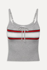 Barrymore Knit Tank Top ~ Mochi Stripe - Shake Your Bon Bon