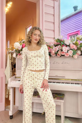 Bear Hug Pointelle Lounge Top - Shake Your Bon Bon