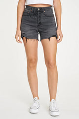 Bottom Line High Rise Vintage Short ~ Ashes - Shake Your Bon Bon
