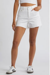 Bottom Line High Rise Vintage Short ~ Marshmallow - Shake Your Bon Bon
