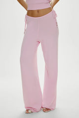 Breeze Low Rise Knit Pant ~ Strawberries & Cream - Shake Your Bon Bon