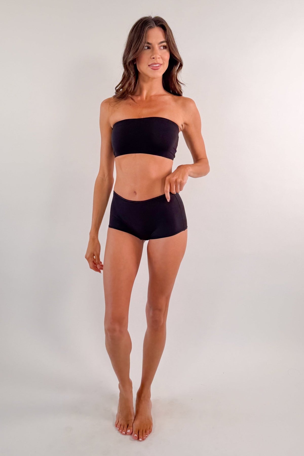 Butter Me Up Boyshort - Black - Shake Your Bon Bon