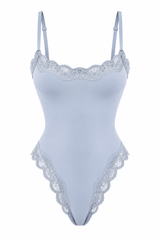 Butter Me Up Lace Bodysuit - Cloud - Shake Your Bon Bon
