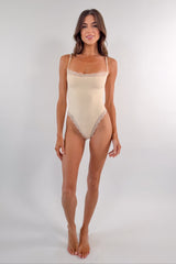 Butter Me Up Lace Bodysuit - Glazed Donut - Shake Your Bon Bon