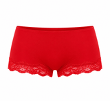 Butter Me Up Lace Boyshort - Cherry - Shake Your Bon Bon