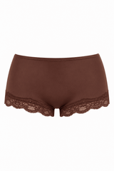Butter Me Up Lace Boyshort - Chocolate - Shake Your Bon Bon