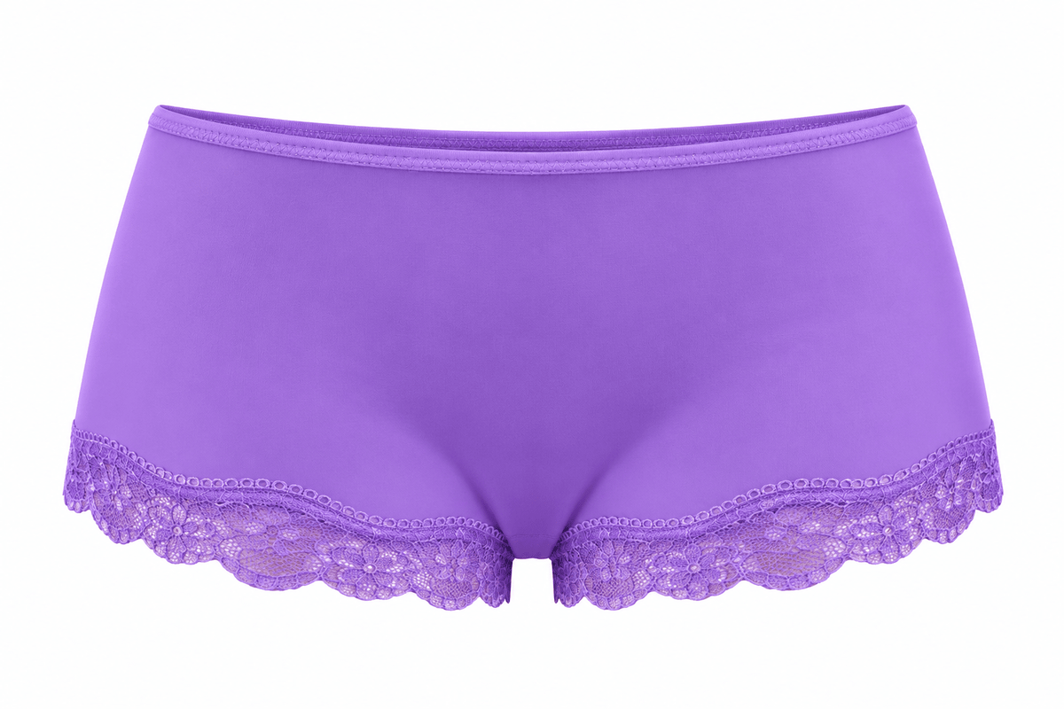 Butter Me Up Lace Boyshort - Orchid - Shake Your Bon Bon