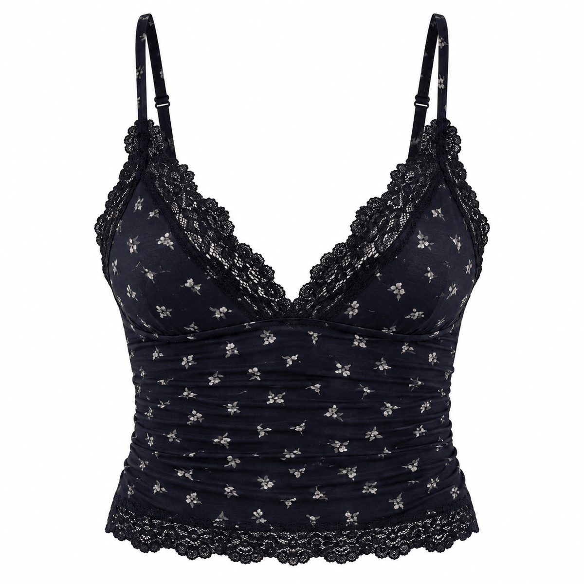 Butter Me Up Lace Cami - Midnight Floral - Shake Your Bon Bon