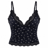 Butter Me Up Lace Cami - Midnight Floral - Shake Your Bon Bon