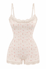 Butter Me Up Lace Onesie - Biscotti - Shake Your Bon Bon