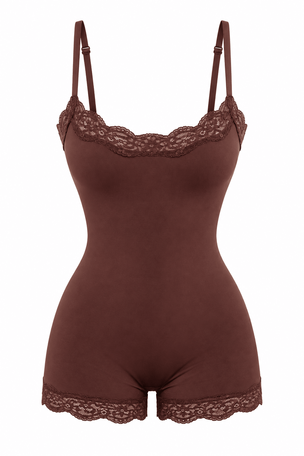 Butter Me Up Lace Onesie - Chocolate - Shake Your Bon Bon