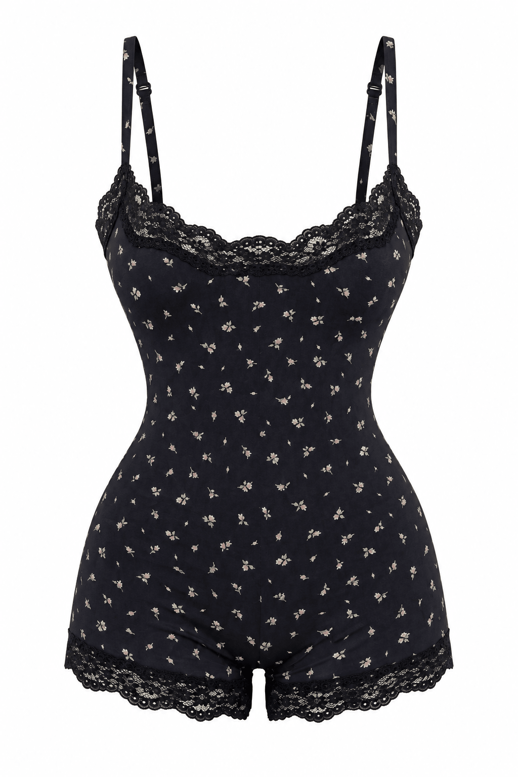 Butter Me Up Lace Onesie - Midnight Floral - Shake Your Bon Bon