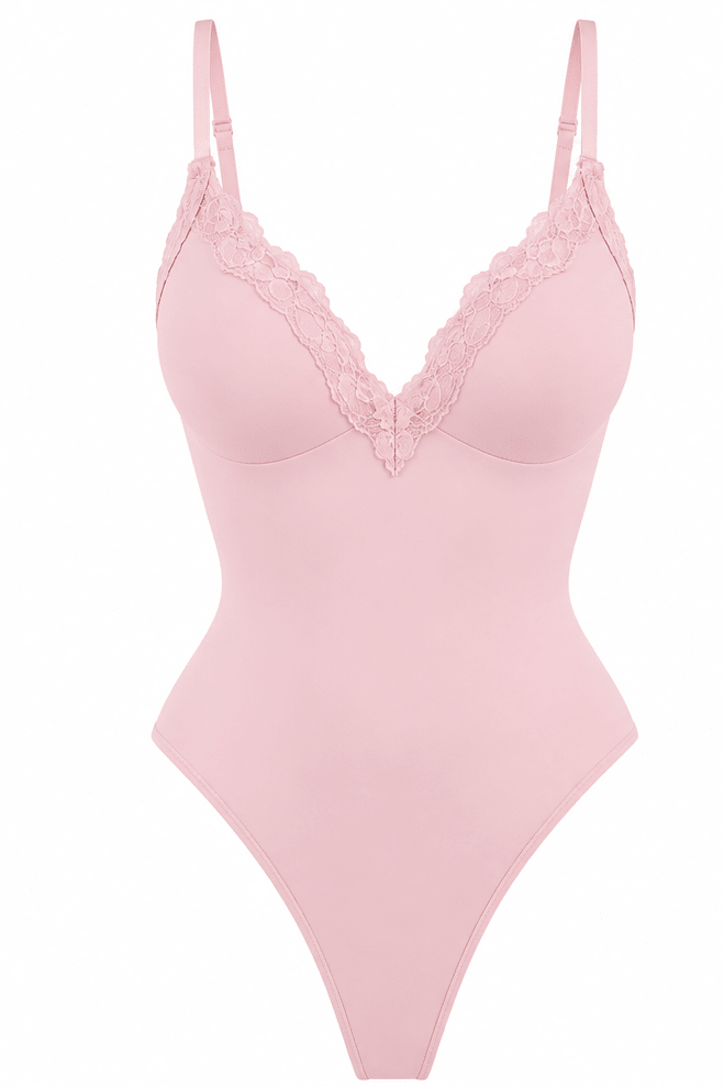 Butter Me Up Lace Pushup Bodysuit - Ballet - Shake Your Bon Bon