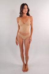 Butter Me Up Lace Thong - Bare - Shake Your Bon Bon