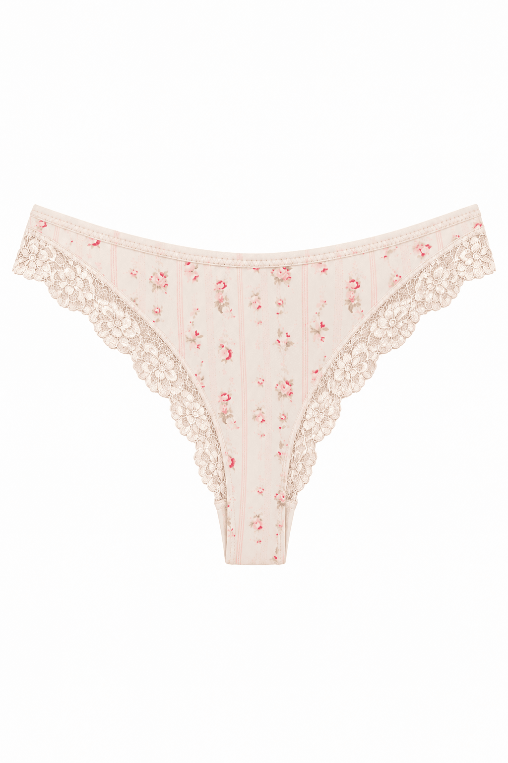 Butter Me Up Lace Thong ~ Biscotti - Shake Your Bon Bon