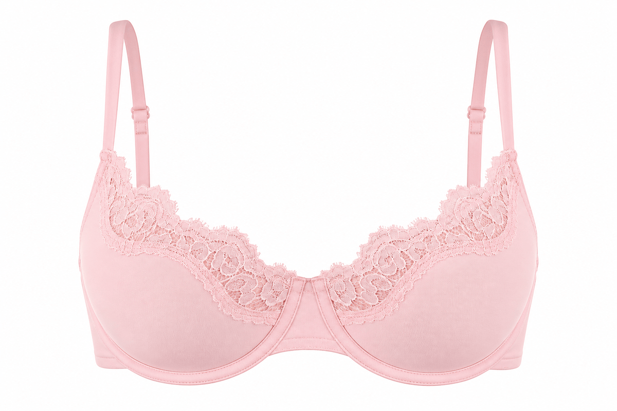 Butter Me Up Lace Underwire Bra - Ballet - Shake Your Bon Bon