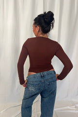 Butter me Up Long Sleeve Bodysuit - Shake Your Bon Bon