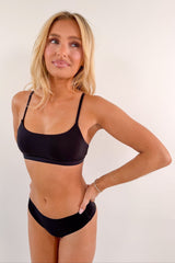 Butter Me Up Scoop Bralette - Black - Shake Your Bon Bon