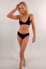 Butter Me Up Triangle Bralette - Black - Shake Your Bon Bon