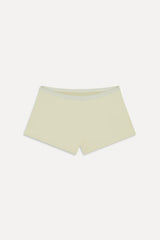 Caster Terry Cheeky Boy Shorts ~ Lemon - Shake Your Bon Bon