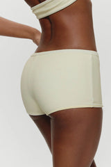 Caster Terry Cheeky Boy Shorts ~ Lemon - Shake Your Bon Bon