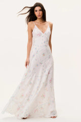 Castilla Silk Patchwork Maxi Dress ~ Rainbow Sprinkles - Shake Your Bon Bon