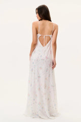 Castilla Silk Patchwork Maxi Dress ~ Rainbow Sprinkles - Shake Your Bon Bon