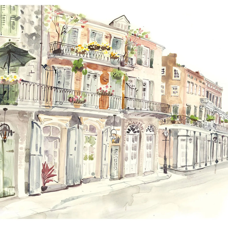 Chartres Street View 5" x 7" Lyla Clayre Print