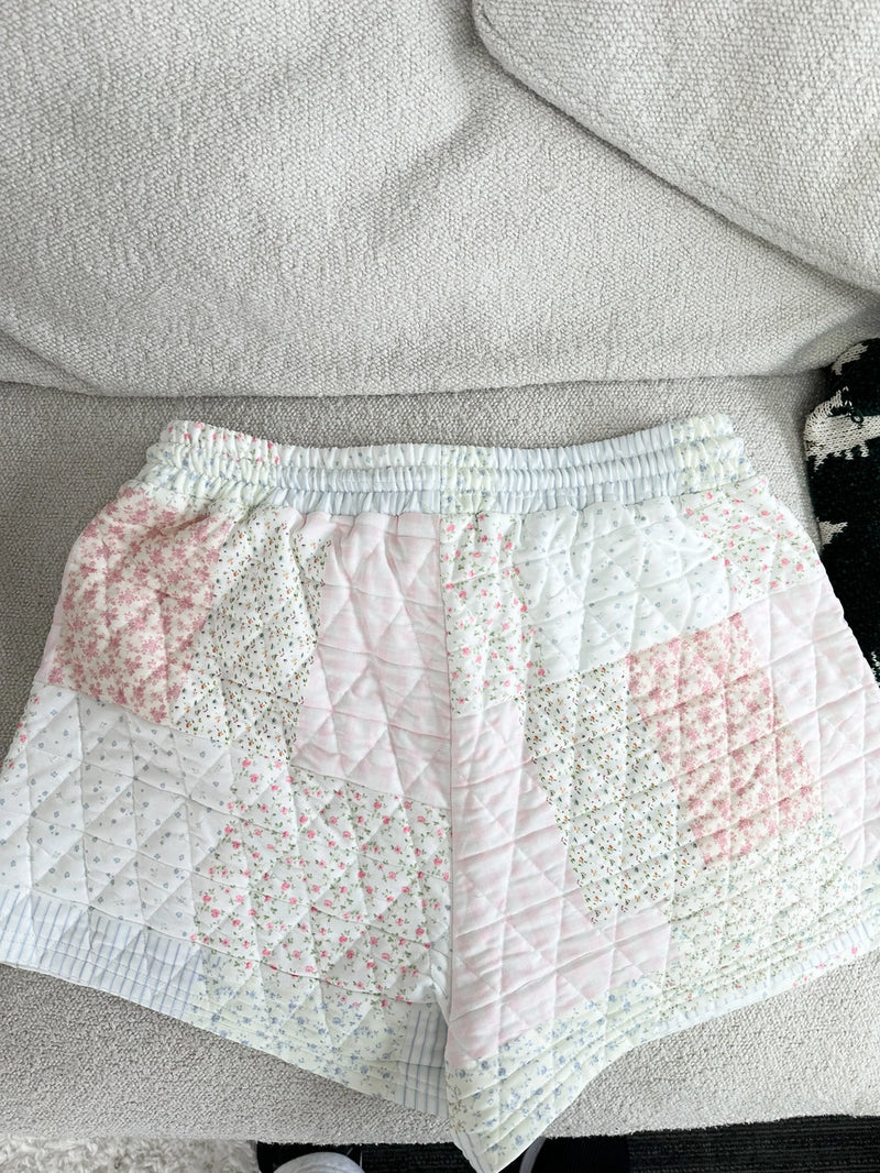 Quilted Cutie Pastel Shorts