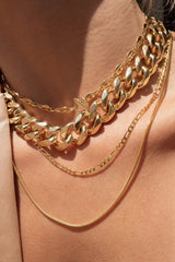 Cecilia Chain Necklace ~ Gold - Shake Your Bon Bon