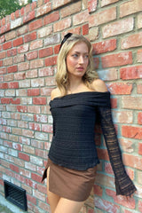 Celeste Lace Off - Shoulder Top - Shake Your Bon Bon