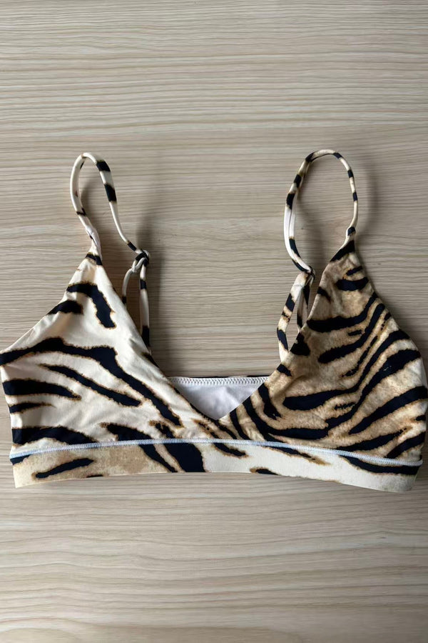Butter Me Up Triangle Bralette ~ Tiger