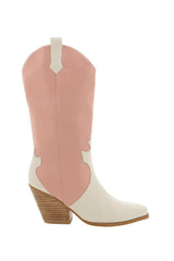 Claudette Western Boot ~ Fondant - Chalk - Shake Your Bon Bon