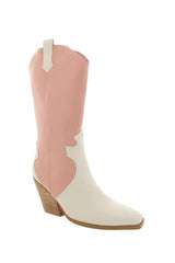 Claudette Western Boot ~ Fondant - Chalk - Shake Your Bon Bon