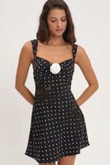 Claudia Mini Dress ~ Black - Shake Your Bon Bon