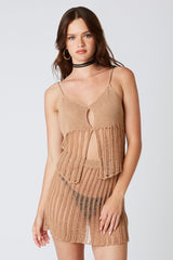 Come Sail Away Crochet Mini Skirt - Shake Your Bon Bon