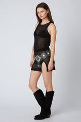 Come Sail Away Sheer Mini Skirt - Shake Your Bon Bon