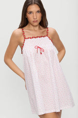 Coppola Cotton Babydoll Dress ~ Tiny Berry - Shake Your Bon Bon