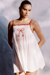 Coppola Cotton Babydoll Dress ~ Tiny Berry - Shake Your Bon Bon