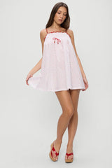 Coppola Cotton Babydoll Dress ~ Tiny Berry - Shake Your Bon Bon