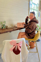 Cozy for Kickoff Embroidered Sweatshirt - Shake Your Bon Bon