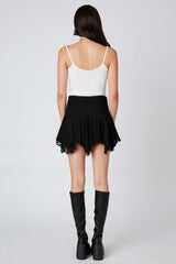 In Full Swing Lace Mini Skort