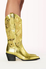 Danilo Metallic Western Boot - Shake Your Bon Bon