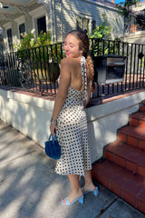 Deck the Halter Midi Dress - Shake Your Bon Bon