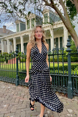 Deck the Halter Midi Dress - Shake Your Bon Bon
