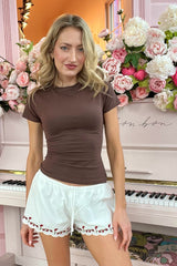 Delilah Embroidered Shorts - Shake Your Bon Bon