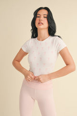 Do It All Tee ~ Bow Print - Shake Your Bon Bon
